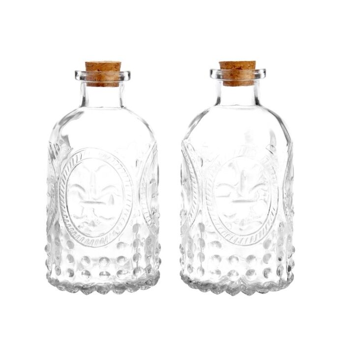 Rayleigh Glass Decorative Bottle - Chic Decora