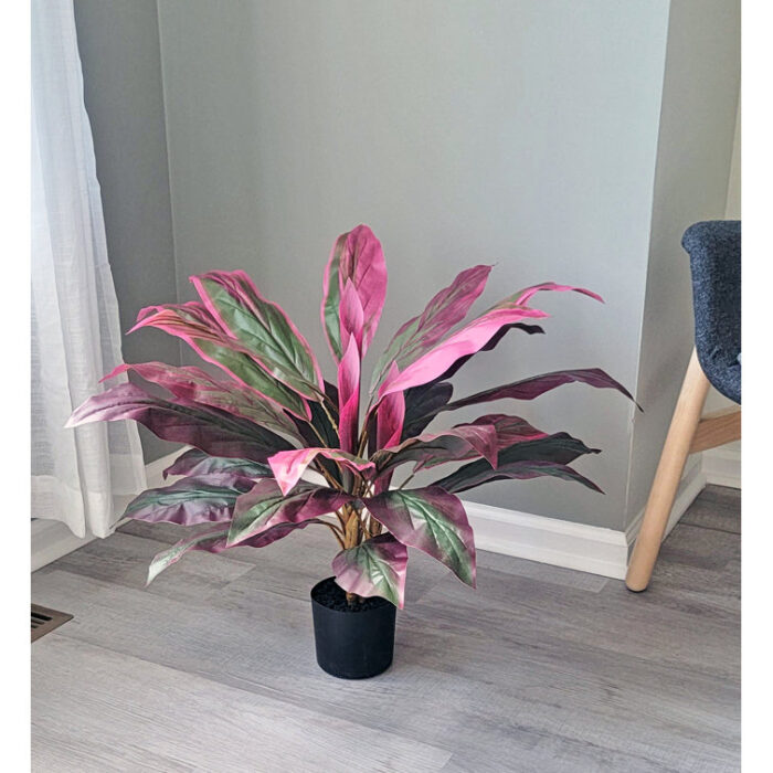 Real Touch Cordyline Plant In Pot - Chic Decora