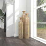 Rison Metal Floor Vase - Chic Decora