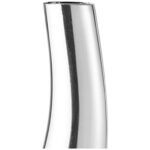 Roarke (Set Of 2) Modern Tall Silver Squiggly Vases - Chic Decora