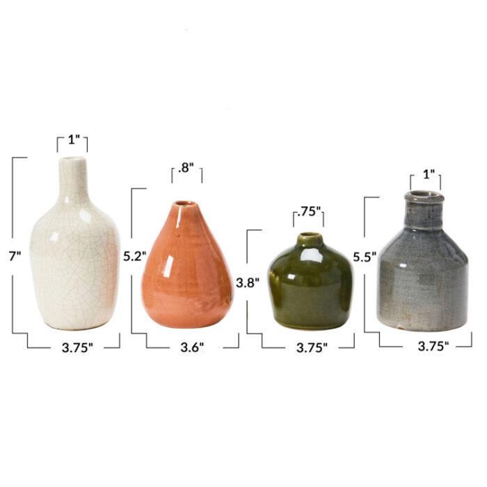 Rockton Round Terracotta Vases - Chic Decora