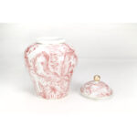 Saguenay Porcelain Ginger Jar - Chic Decora