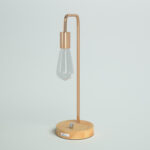 Santamaria Wood Accent Lamp - Chic Decora