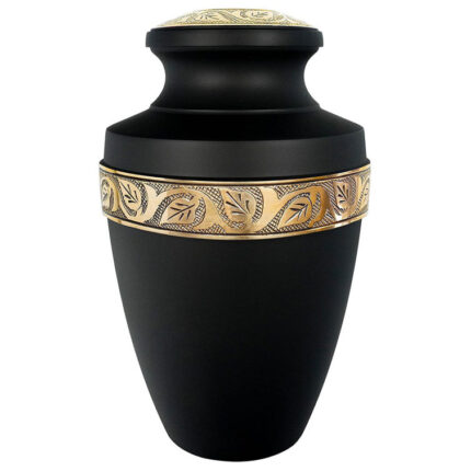 Serenity Beautiful Cremation Urn For Human Ashes – With Velvet Bag - Chic Decora