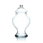 Amarantha Glass Apothecary Jar - Chic Decora