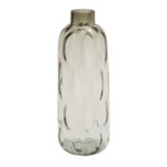 Sifuentes Smoked Gray Glass Table Vase - Chic Decora