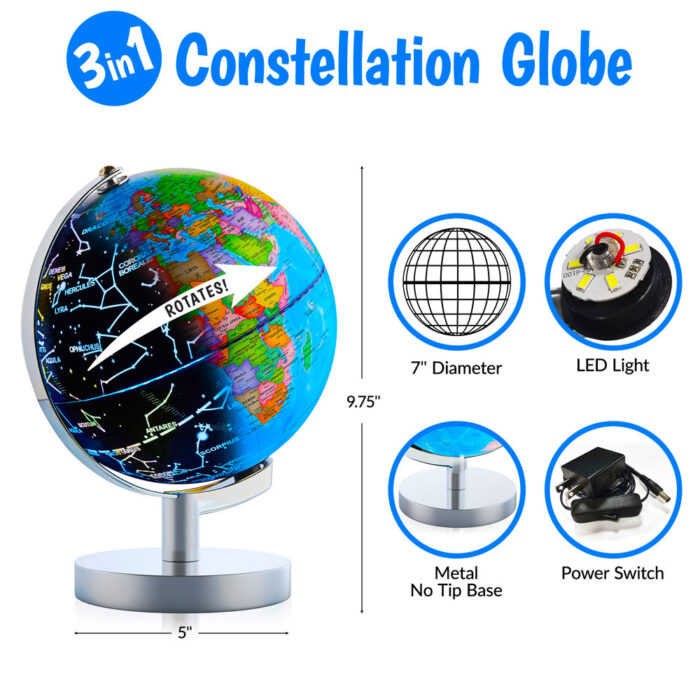 Tabletop Globe - Chic Decora