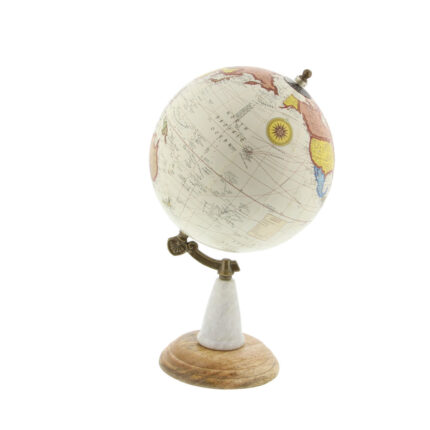 Metal Tabletop Globe - Chic Decora