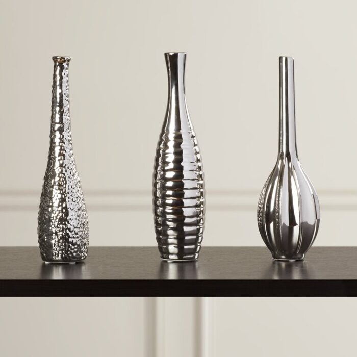 Tianna Transitional Accent Vases Set - Chic Decora