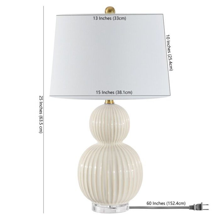 Trogdon Ceramic Table Lamp - Chic Decora