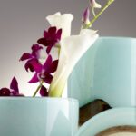 Turquoise Earth Glass Table Vase - Chic Decora