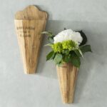 Uvo Wood Wall Vase - Chic Decora