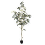 Vickerman 7′ Artificial Potted Olive Tree. - Chic Decora