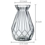 VillaGrove Glass Table Vase - Chic Decora