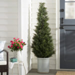 Yarbro Faux Cedar Topiary in Planter - Chic Decora