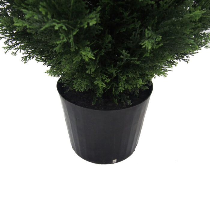 Yarbro Faux Cedar Topiary in Planter - Chic Decora