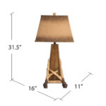 Hoye-Crest Table Lamp - Chic Decora