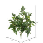 20” Faux Ivy Plant - Chic Decora