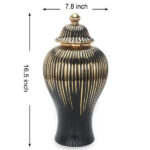 Makanna Ceramic Ginger Jar - Chic Decora