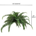 Boston 6” Faux Fern Plant - Chic Decora