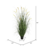 PVC Artificial Green Foxtail Grass - Chic Decora