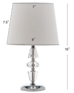 Tappahannock Crystal Table Lamp - Chic Decora