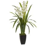 36” Faux Mixed Plant in Basket - Chic Decora