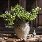 11.5” Faux Boxwood Topiary in Ceramic Urn - Chic Decora