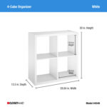 30″ H x 30″ W Cube Bookcase - Chic Decora