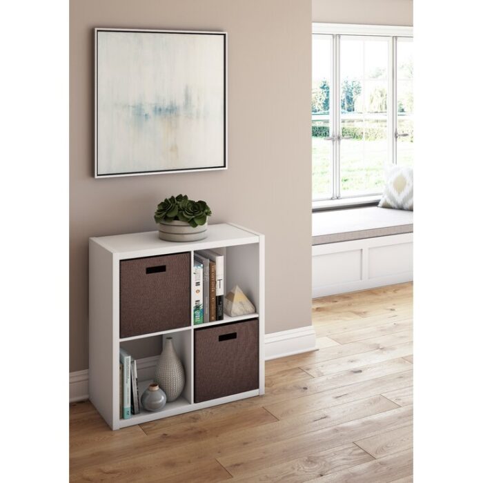 30″ H x 30″ W Cube Bookcase - Chic Decora