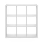 43.78” H X 43.78” W 9-Cube Bookcase - Chic Decora