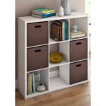 43.98″ H x 43.82″ W Cube Bookcase - Chic Decora