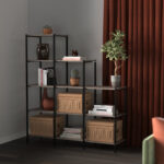 45.67” W Step Bookcase - Chic Decora