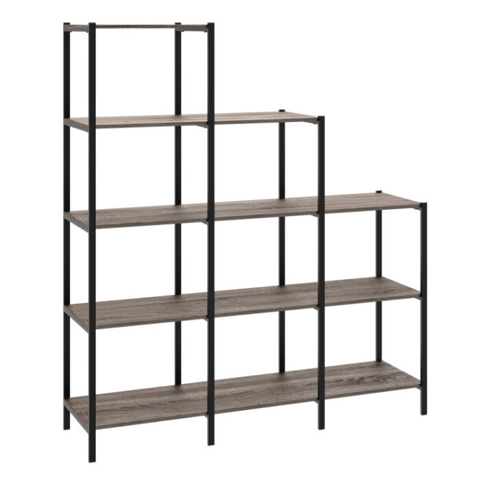 45.67” W Step Bookcase - Chic Decora