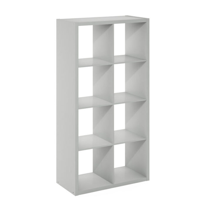 57.91” H X 30” W 8-Cube Bookcase - Chic Decora