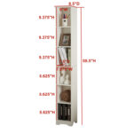 6 -Tier Storage Shelves Bookcase - Chic Decora