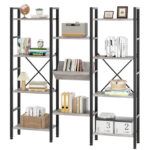 71.6″ H x 57.8″W Etagere Bookcase - Chic Decora