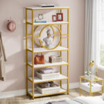 74.21″ H x 31.49″ W Etagere Bookcase - Chic Decora