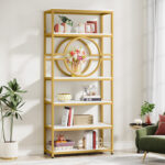 74.21″ H x 31.49″ W Etagere Bookcase - Chic Decora