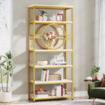 74.21″ H x 31.49″ W Etagere Bookcase - Chic Decora