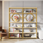 74.21″ H x 31.49″ W Etagere Bookcase - Chic Decora