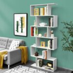 75″ H x 31.5″ W Geometric Bookcase - Chic Decora