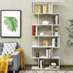 75″ H x 31.5″ W Geometric Bookcase - Chic Decora