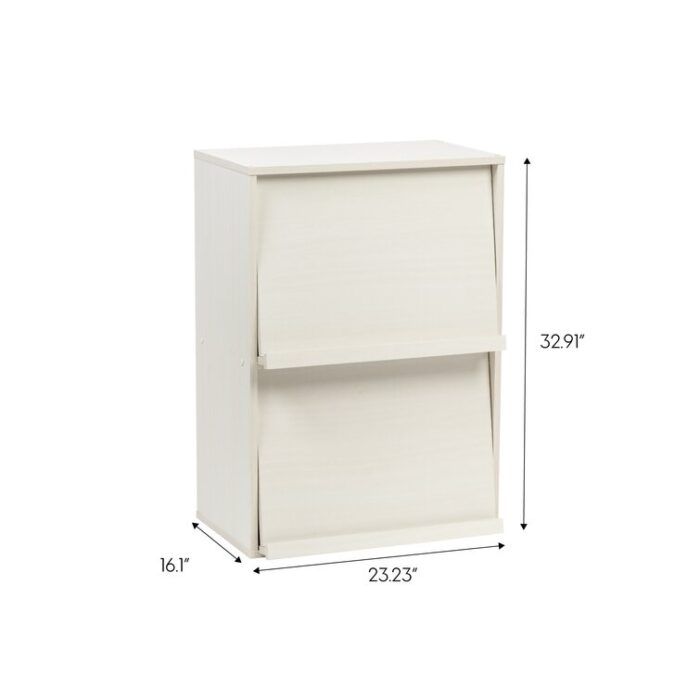 Aadhan Barister Storage Bookcase - Chic Decora