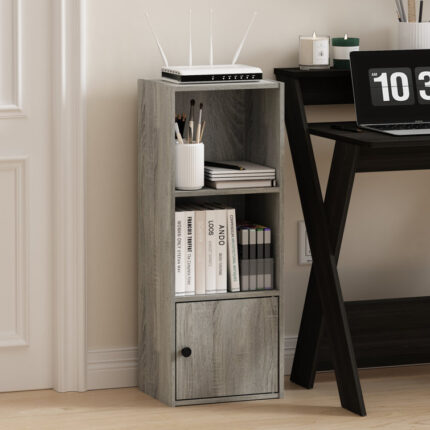 Aagam Storage Bookcase - Chic Decora