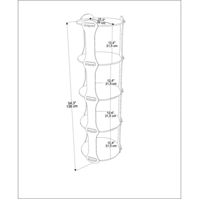 Abdirahin Bookcase - Chic Decora