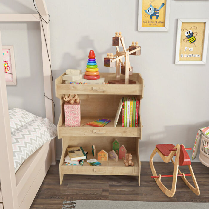 Abiel Bookcase - Chic Decora