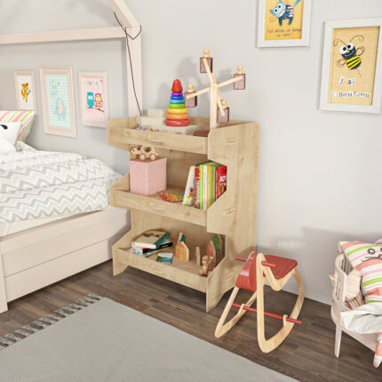 Abiel Bookcase - Chic Decora