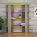 Acoidan Geometric Bookcase - Chic Decora