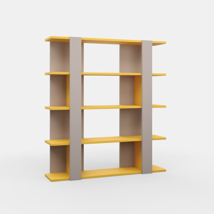 Acoidan Geometric Bookcase - Chic Decora